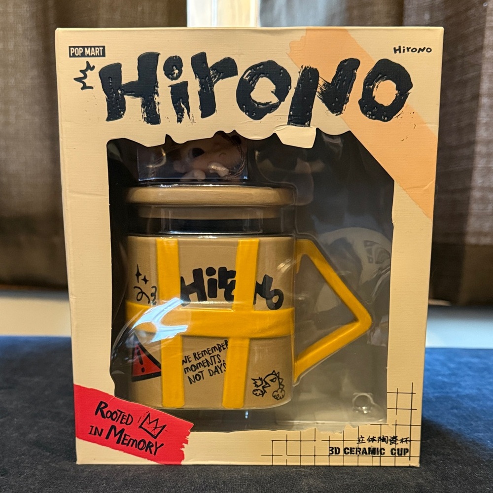 POP Mart - Hirono 3D Ceramic Rooted In Memory Mug with Lid